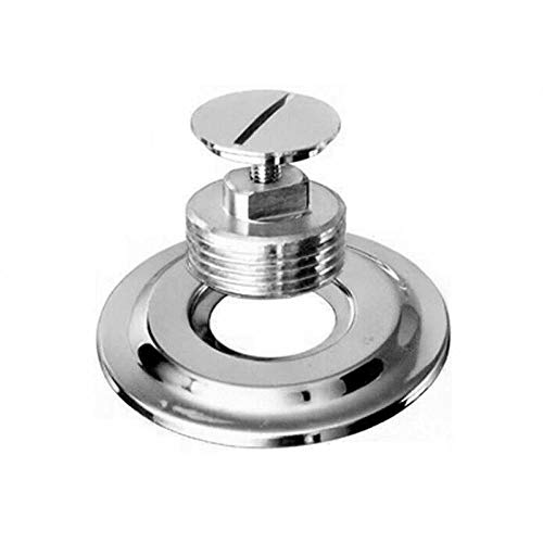 Tappo con Vite con Rosone in Ottone-1/2