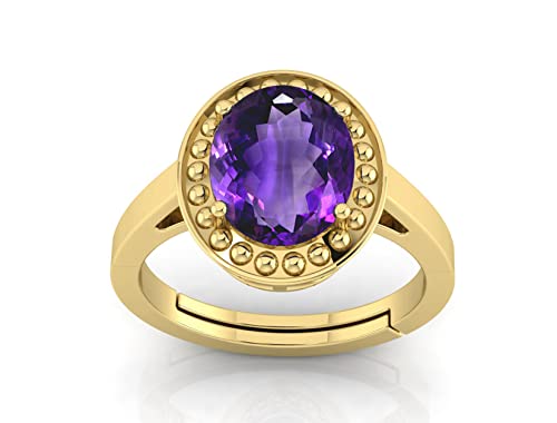 Bague améthyste argent sterling ajustable à porter au quotidien pour un style chic et mixte