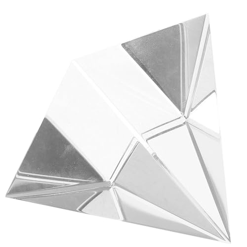 Unomor Optical Prism Living Room Decor Decoration Sun Catcher Photography Prisms Whimsical Glass Pyramid Optical Experiment Glass Prism Light Prism Sun Catcher Decor Light Spectrum Prism