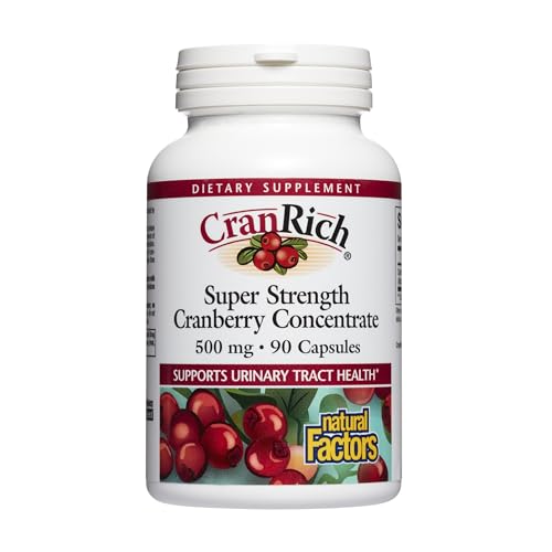 Natural Factors Cranberry Concentrate 500 mg 90 Capsules