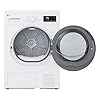 LG RNA1008NWK Asciugatrice Pompa di Calore 8 kg, Classe D, Asciugatura Delicata a Bassa Temperatura con Sensore, Serie A1, 8 Programmi, Cestello in Acciaio Galvanizzato, Bianco