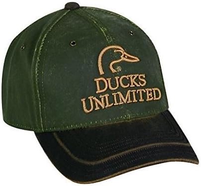 Ducks Unlimited 2 Tone Adjustable Closure Weathered Cotton Cap