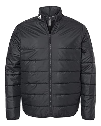 adidas Mens Puffer Jacket, S, Black