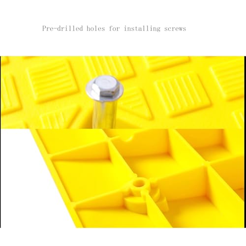 Rampas para Escalones, diseño texturizado antideslizante, rampa triangular de plástico duradero, adecuada para uso interior y exterior miniatura 4
