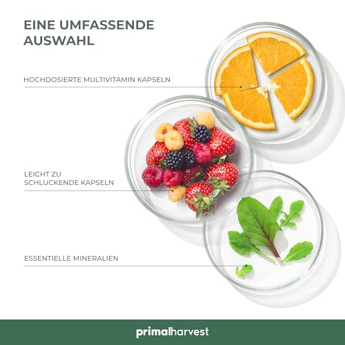 Vitamin Kapseln Primal Harvest Multivitamin Tabletten