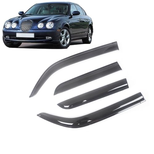 Déflecteurs de vent pour Jaguar S-Type évite la buée et protège de la pluie