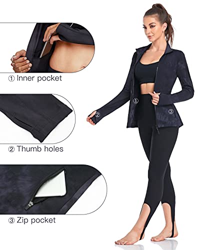Image of VUTRU Women's Workout Yoga Jacket Full Zip Running Track Jacket