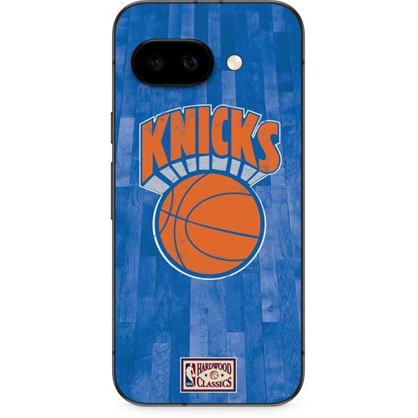 Skinit Decal Phone Skin Compatible with Google Pixel 9a - Officially Licensed NBA New York Knicks Hardwood Classics Design