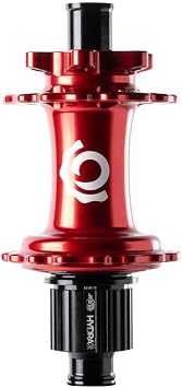 Industry Nine Hydra 2 Classic Rear Hub - 12 x 148mm, 6-Bolt, Micro Spline, Red, 32H | bike-hubs