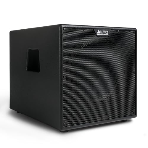 ALTO TX12S Subwoofer 900W 12 Pulgadas Altavoz Autoamplificado y Mejorado con DSP con Bobina de Voz de 2 Pulgadas, Graves de Superior Calidad y Fácil Configuración