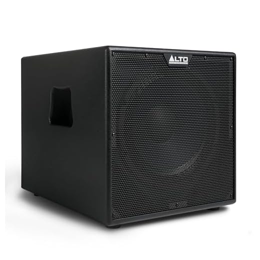 ALTO TX12S Subwoofer 900W 12 Pulgadas Altavoz Autoamplificado y Mejorado con DSP con Bobina de Voz de 2 Pulgadas, Graves de Superior Calidad y Fácil Configuración