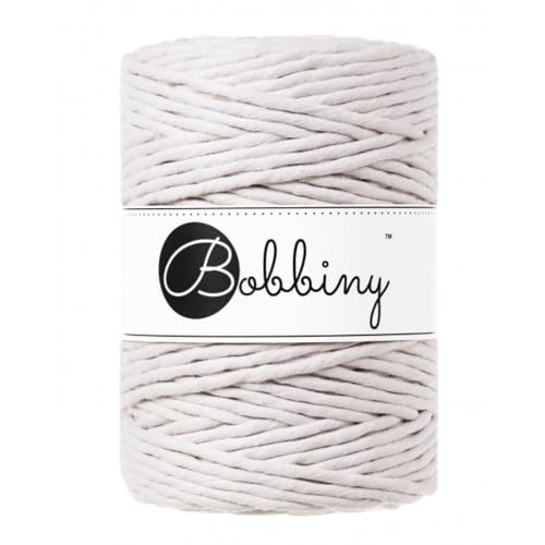 Bobbiny Corde Macramé Peignée XXL 5mm (Moonlight) 100m