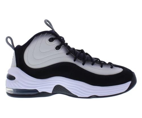 Black & Multi Color Nike Air Penny 2 with White & Football Grey Accents3