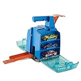 Perfekt für spontane Stunts mit Starter zum Draufhauen, damit die Autos aus der Box rasen!