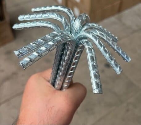 MAIL MORE® Alloy Steel Tent Pegs - 12" (30cm), Galvanised, Weather-Resistant, Rust Free, Versatile, Heavy Duty, Durable Metal Hooks for Camping, Gazebos, Netting, Hiking Awnings Tarps 10-50pcs(10)