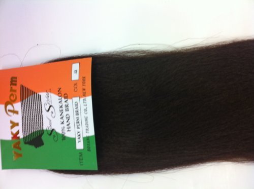 Soul Sister Yaki Perm Braiding Hair, Yaki Perm for Braiding (#4 (Medium Brown)) by Soul Sister Yaki Perm