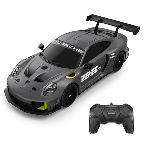 BEZGAR Porsche Remote Control Car - Officially Licensed Porsche 911 GT2 RS Toy Car 1:24 Porsche RC...