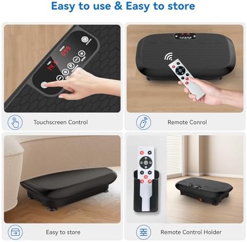 Premium Vibration Plate for Lymphatic Drainage, Weight Loss, Whole Body Workout Power Vibration Plate, Shake Plate,Home Gym Fitness Equipment,Black 6 41bYuUH1ehL. AC