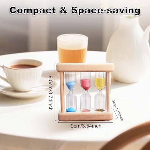 YLTIMER 1-3-5 Minute Sand Timer Set