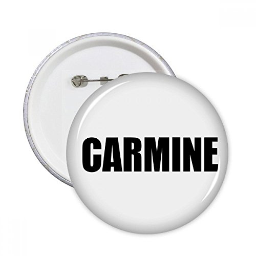Pins bouton badge noir Carmine XL décoration vêtement et accessoire mode
