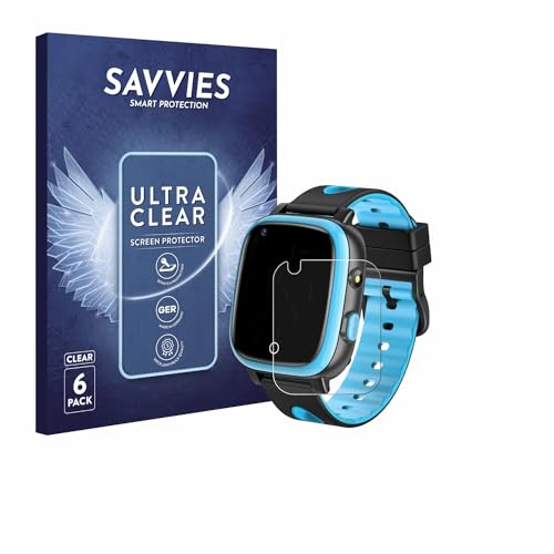 Savvies 6 Stück Schutzfolie für Aduogeng T5 Bildschirmschutz-Folie Ultra-Transparent