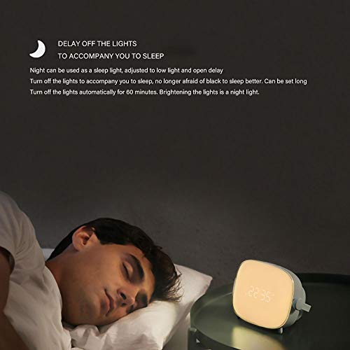 Retro TV multi-funzione a LED Lampada da tavolo, sveglia è una luce sveglia, luce notturna portatile, USB di ricarica con l'interruttore Alarm Clock luce di notte (Color : Red) - Image 7