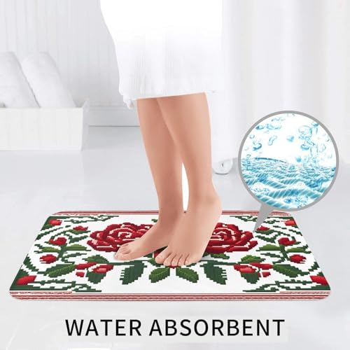 Tapis de bain antidérapant à séchage rapide ultra absorbant - 7