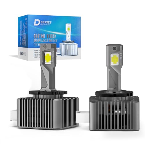 MOTORHOOK Lot de 2 ampoules xénon D3S 12 V 35 W, 6500 K, blanc froid, D3S avec certification, remplacement pour ampoules xénon HID, performance stable et extrêmement durable