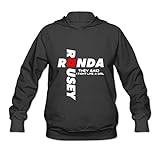 Women's Ronda Rousey Hoodie Size S Black