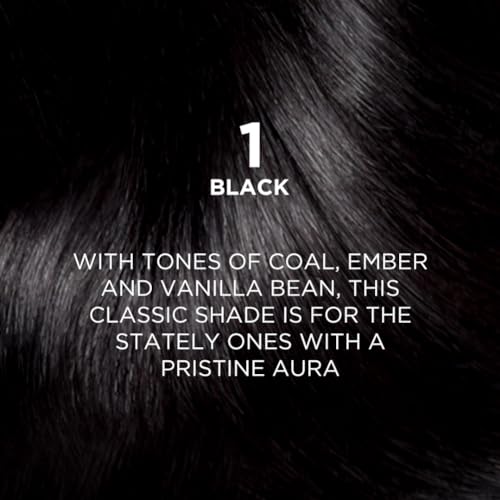 L'Oréal Paris Permanent Hair Colour, Radiant At-Home Hair Colour with up to 100% Grey Coverage, Pro-Keratin, Up to 8 Weeks of Colour, Excellence Crème, 1 Black, 72ml+100g - Image 4