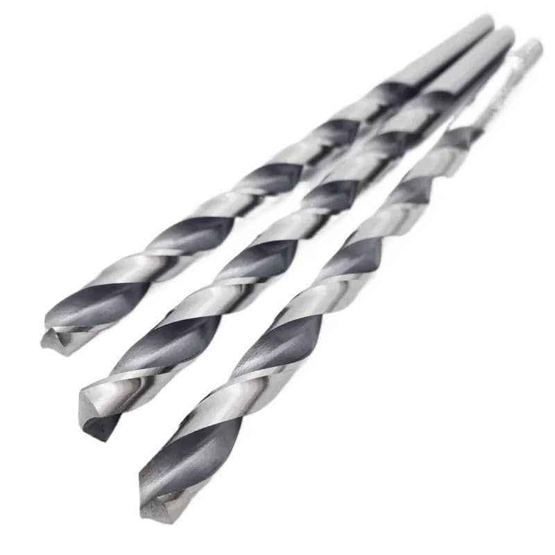 1 pz 1.5-18mm HSS M2 temprato allungare punta da trapano 300mm extra-lungo acciaio ad alta velocità codolo cilindrico trapano elicoidale for acciaio metallo(10.5x300mm)