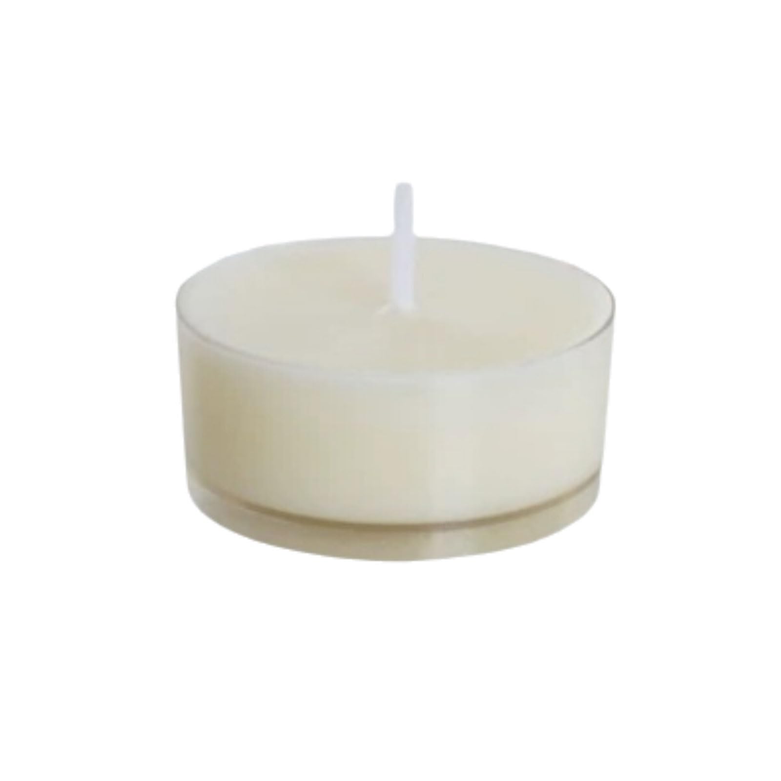 Exquisito Velas de plástico hechas con cera de coco Natural y mecha de algodón, vela reutilizable for vacaciones en casa, relajación y Spa, 50 Uds. meloso