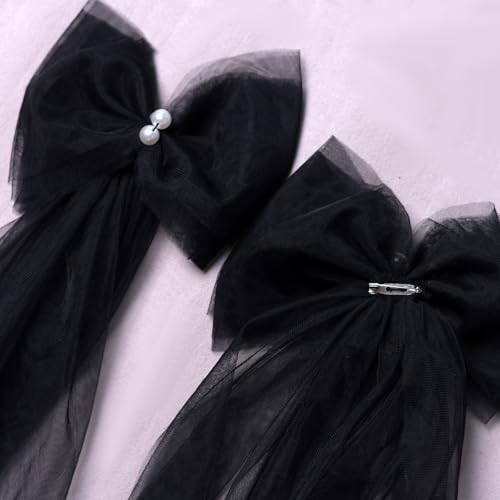 azaleas 1Pair Cute Bow Tulle Double Shoulder Shawl Removable Wedding Dress Shoulders Accessories Bridal Shoulder Cover(VG34)4