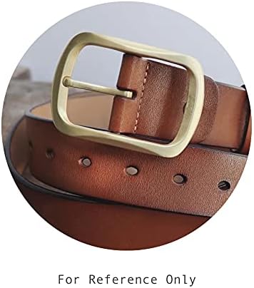 CRAFTMEMORE Solid Brass Belt Buckle 1.5 Inch Single Prong Square Belt Buckle for Replacement, DIY Leather Craft SCBB - Image 5