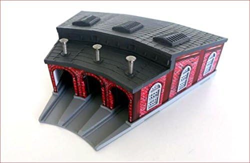 Rokuhan Z Scale S038 Three Stall Engine House Kit