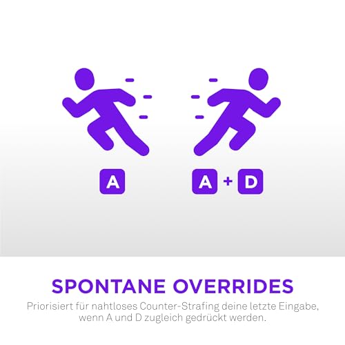 Function Elite MiniTKL Tastiera da gaming magnetica RGB – Azionamento regolabile –interruttori effetto Hall a doppia guida – attivazione rapida – polling a 8K – DE-ISO – Nero - Tastiera gaming - Immagine 4