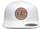 Snapback White New York Karl Anthony Towns KAT Logo Hat
