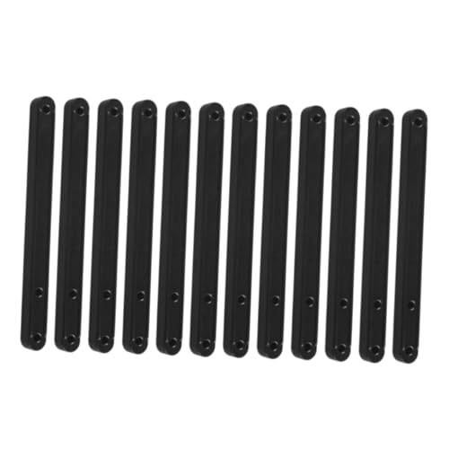 VALICLUD 12Pcs Plastic Drawer Slides Bottom Mount Glide for Cabinets Dressers Furniture Replacement Parts Easy Installation Versatile Use for Wardrobes