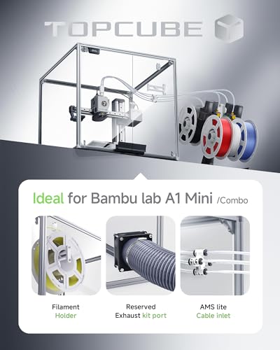 3d printer enclosure for bambu lab a1 mini 360 transparent acrylic enclosure with led light odor isolation noise reduction constant temperature 3d printer cover box 470x470x470mm
