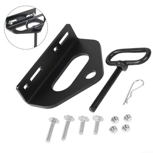 Kit de enganche para cortacésped, remolques y ATV con pasador de tracción de fácil instalación 5