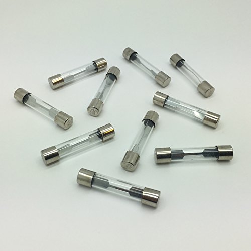 35A Glass Fuse Classic Car Auto 35 Amp 30mm Length Electronic - Pack of 10
