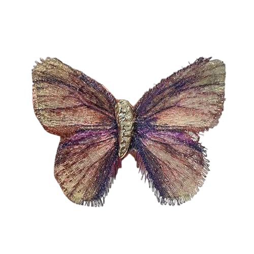 Broche papillon broderie élégante Faucet accessoire couture