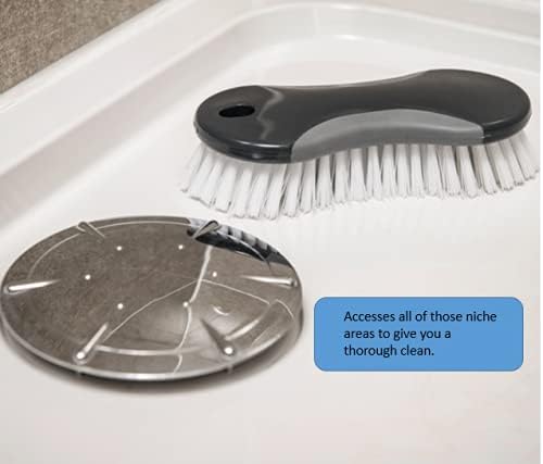 Addis ComfiGrip Scrubbing Brush With Soft Rubberised Grip And Durable Bristles