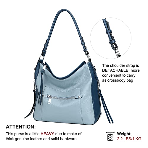 Image of Over Earth Hobo Purses and Handbags for Women Genuine Leather Shoulder Bag Crossbody Purse