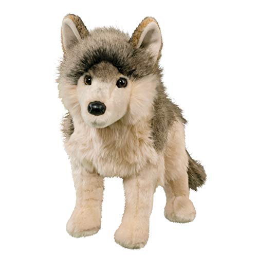 Douglas Smoke Wolf Plush Stuffed Animal #TOP1