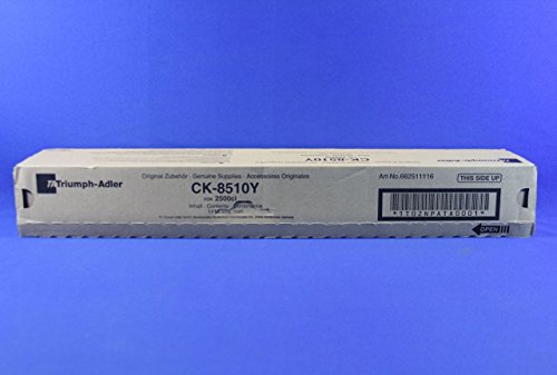 Triumph-Adler 662511116 cartucho de tóner Original Amarillo 1 pieza(s) - Tóner para impresoras láser (6000 páginas, Amarillo, 1 pieza(s))