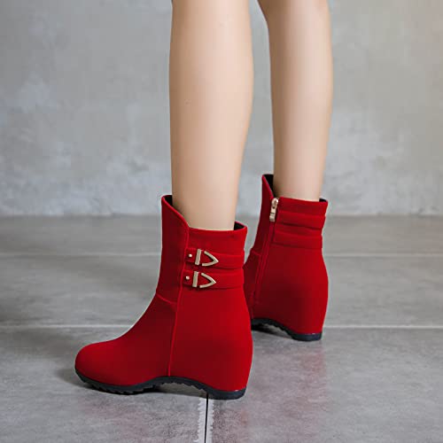 CHICMARK Stivaletti da donna con pizzo rotondo