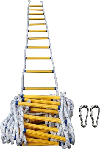 DJXLMN Scala antincendio - Attrezzature di sicurezza a distribuzione rapida per le emergenze di edifici a più piani