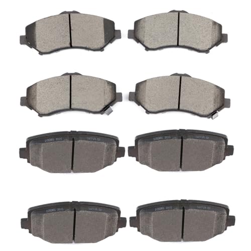 Image of SCITOO D1273 D1596 Front Rear Brake Pad Sets Fit For Chrysler Town & Country 12-16,For Dodge Grand Caravan 12-16,For Dodge Journey 12-13,For Ram C /V 12-15,For Volkswagen For Routan 12
