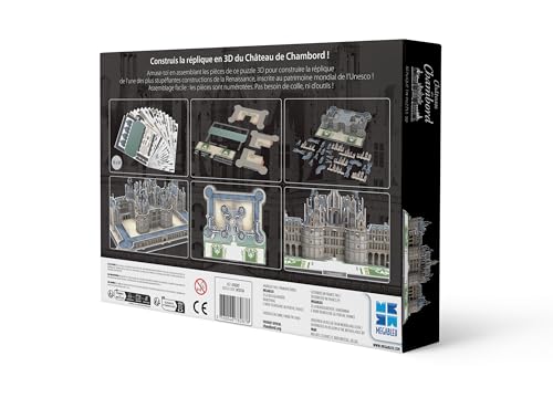 Puzzle 3D Megableu Château de Chambord - vue 6